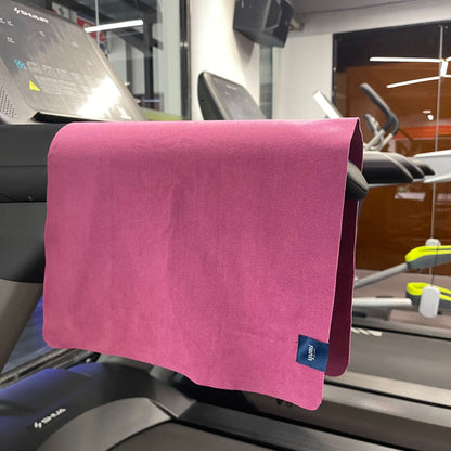 Serviette de Yoga Double Face – Antidérapante, Ultra-Absorbante & Séchage Rapide