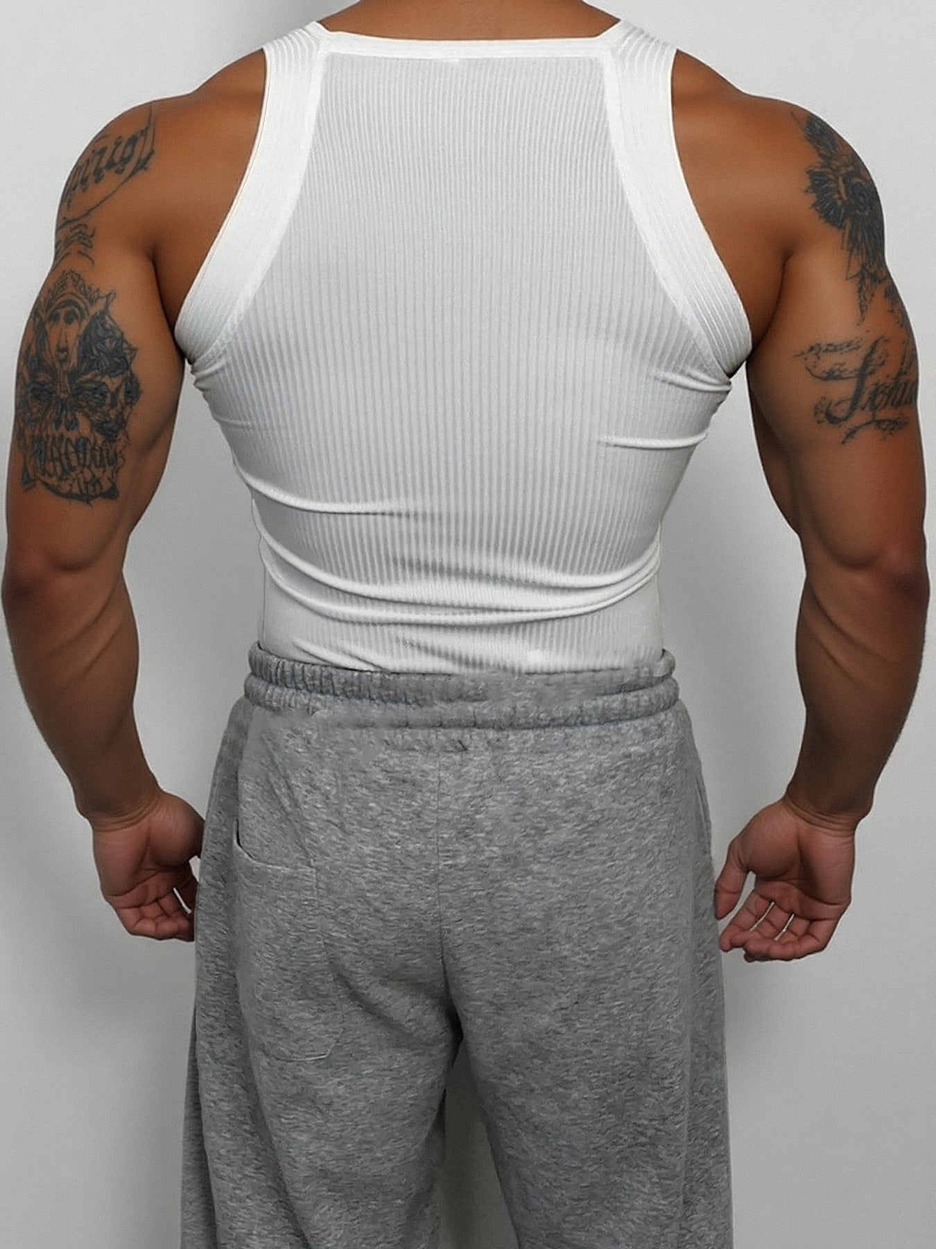Débardeur Côtelé Homme – Fitness & Training