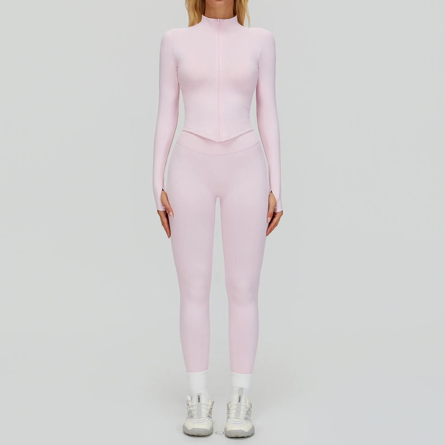 Ensemble Yoga Sans Couture Femme 2/3 Pièces - Legging, Brassière & Top