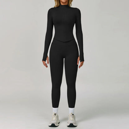Ensemble Yoga Sans Couture Femme 2/3 Pièces - Legging, Brassière & Top