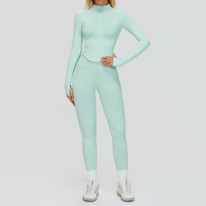 Ensemble Yoga Sans Couture Femme 2/3 Pièces - Legging, Brassière & Top
