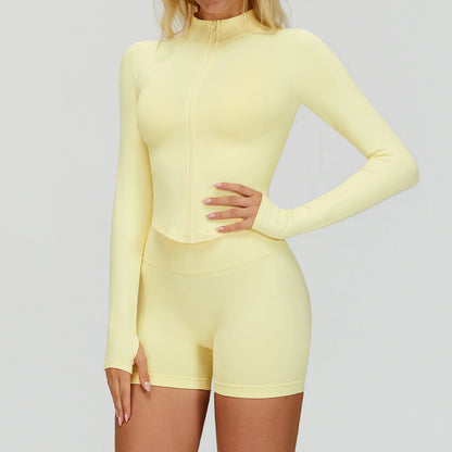 Ensemble Yoga Sans Couture Femme 2/3 Pièces - Legging, Brassière & Top