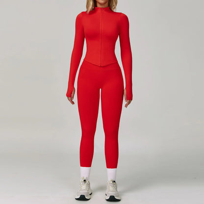 Ensemble Yoga Sans Couture Femme 2/3 Pièces - Legging, Brassière & Top