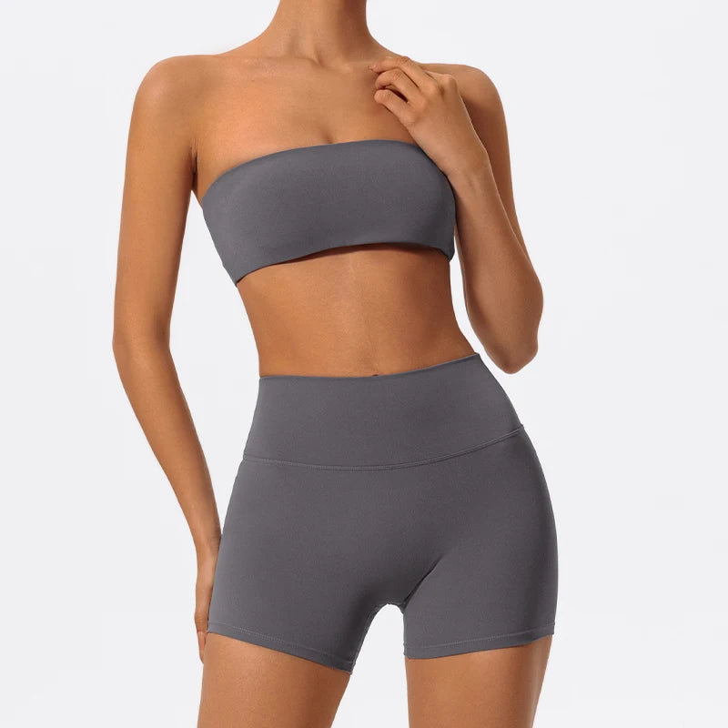 Ensemble Sport 2 Pièces Femme - Brassière & Legging Yoga