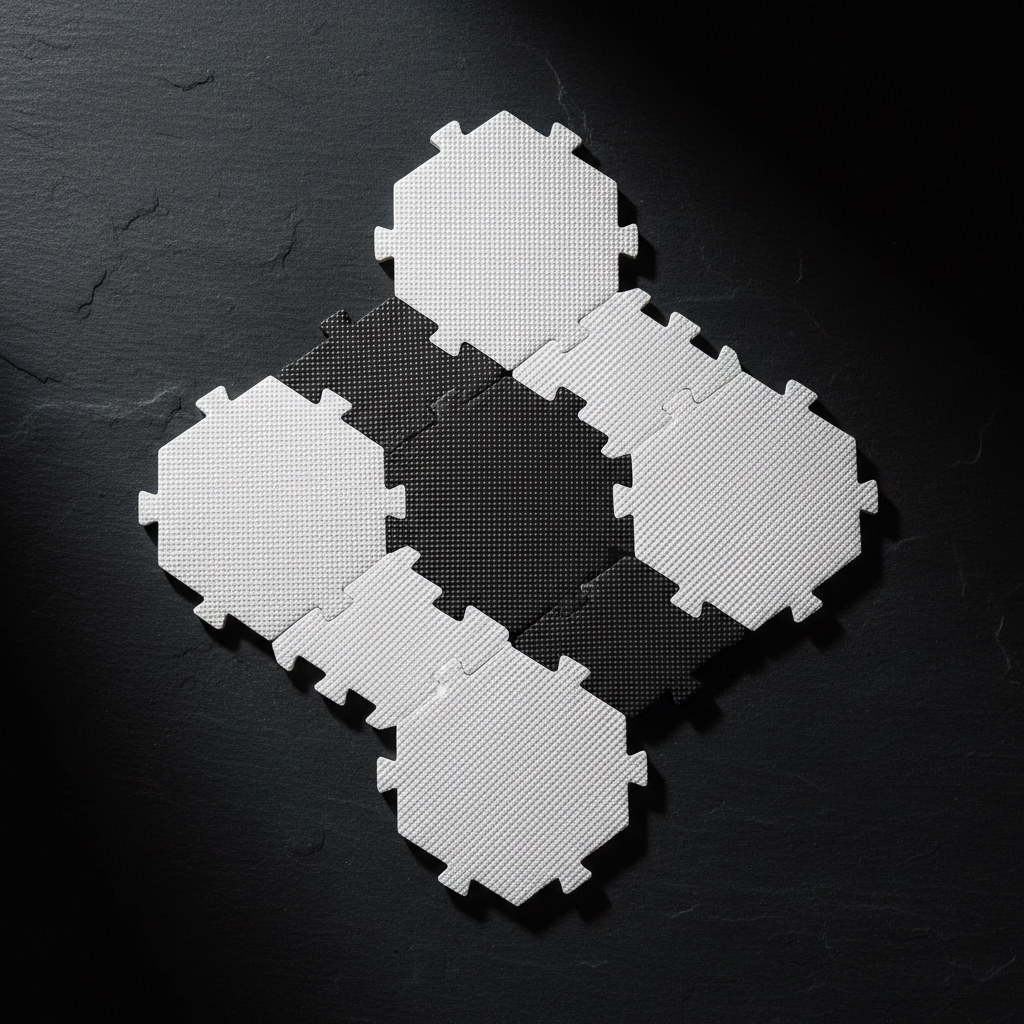Dalles EVA noir et blanc FlexMove