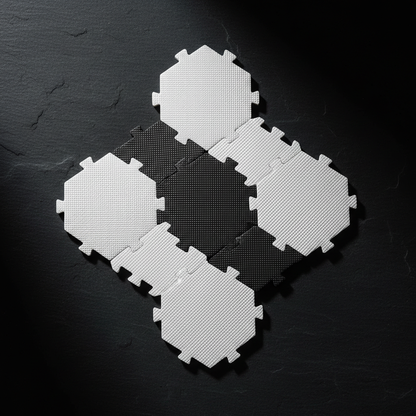Dalles EVA noir et blanc FlexMove